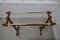 French Oak and Brass Towel Rail, 1890s 6