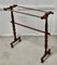 French Oak and Brass Towel Rail, 1890s 2