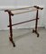 French Oak and Brass Towel Rail, 1890s 4