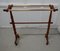 French Oak and Brass Towel Rail, 1890s, Image 7