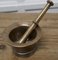 French Bronze Pestle and Mortar, 1870s, Set of 2, Image 2