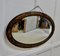 Specchio da parete ovale Chinoiserie laccato nero, anni '20, Immagine 6