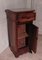 French Figured Walnut Bedside Cupboard or Night Table, Image 3