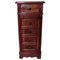 French Figured Walnut Bedside Cupboard or Night Table, Image 1