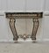 French Iron and Marble Console Table with Mirror, 1870s, Set of 2 8