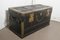 French Country House Leather and Brass Bound Chest, Image 4