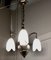 Lampada da soffitto Art Deco in metallo cromato, Francia, anni '20, Immagine 5
