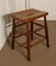 Beech and Elm Farmhouse Kitchen Stool, 1880s, Image 3