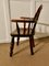 Early 19th Century Beech and Elm Childs Country Carver Chair, 1800s 2