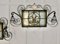 Lampade da specchio Arts & Crafts in vetro colorato, gotico, 1900, set di 2, Immagine 7