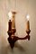 Regency Style Gilt Wood Carved Twinwall Light, 1900s 2