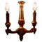 Regency Style Gilt Wood Carved Twinwall Light, 1900s 1