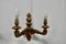 Carved Giltwood Twin Wall Lights, 1900s, Set of 3, Image 9