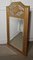Espejo de pared francés Art Déco grande dorado, años 20, Imagen 2