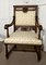 French Gothic Walnut Library Throne Chairs, 1870, Set of 2 4