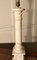 Large White Marble Corinthian Column Table Lamp, 1900s, Image 2