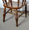 19th Century Elm and Ash Smokers Bow Office or Desk Chair, 1880s 3