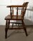 19th Century Elm and Ash Smokers Bow Office or Desk Chair, 1880s 5