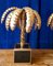 Französische Palm Tree Tole Ware Tischlampen, 1980er, 2er Set 6