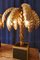 Französische Palm Tree Tole Ware Tischlampen, 1980er, 2er Set 9