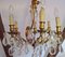 French Cut Glass and Brass Chandelier, 1920s 3