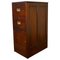 Mahogany Bankers Drawers and Cupboard Pedestal, 1900s, Image 1