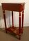 Red Lacquer Chinoiserie Side Table, 1980s 6