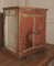 French Rustic 2-Door Cupboard with Distressed Worn Paint, 1880s 4