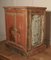 French Rustic 2-Door Cupboard with Distressed Worn Paint, 1880s 5