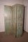 19th Century Painted French Window Shutter 3 Fold Screen, 1850s 5