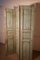 19th Century Painted French Window Shutter 3 Fold Screen, 1850s 3