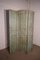 19th Century Painted French Window Shutter 3 Fold Screen, 1850s 4