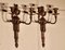 Early 19th Century French Brass Twin Wall Sconces, 1800s, Set of 2 3