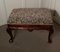 Arts & Crafts Tapestry Upholstered Stool, 1930s, Image 7