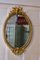 Large French Rococo Oval Gilt Wall Mirror, 1870s, Image 2