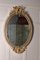 Large French Rococo Oval Gilt Wall Mirror, 1870s 3