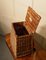 Vintage Victorian Wicker Fishermans Basket Creel, 1890s, Image 4