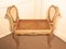 Louis Philippe French Painted and Gilt Boudoir Window Seat, 1900s 5