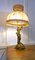 Lampada da tavolo Putti Musician in ottone, inizio XX secolo, Immagine 4