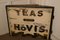 Three Dimensional Double-Sided Wooden Hovis Tea Shop Sign, 1900s 7