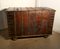 Antique Iron Bound Merchants Chest with Hidden Compartments, 1800, Image 2