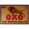 Cartel publicitario de Re Lion Oxo para Winter Health, 1930, Imagen 1