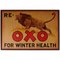 Pubblicità Re Lion Oxo per Winter Health Sign, 1930, Immagine 1