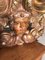 Italian Baroque Carved and Polychrome-Painted Winged Cherub Head Putti, 1750s 5