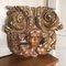 Italian Baroque Carved and Polychrome-Painted Winged Cherub Head Putti, 1750s 3