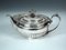 Large George IV Silver Teapot by William Eley II, 1823 4