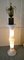 19th Century French Marble Illuminated White Marble Torchere Column, 1890s 2