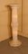 19th Century French Marble Illuminated White Marble Torchere Column, 1890s 7