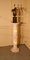 19th Century French Marble Illuminated White Marble Torchere Column, 1890s 4