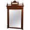 Large French Carved Oak Wall Mirror, 1870s 1